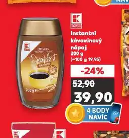 Kaufland Instantní kávovinový nápoj nabídka