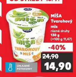 Kaufland Míša tvarohový mls nabídka