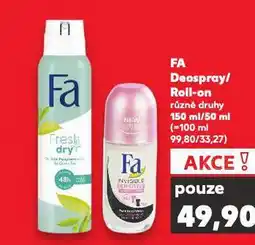 Kaufland Fa deosprej nabídka
