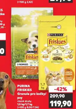 Kaufland Friskies granule pro psy nabídka