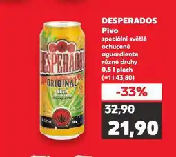 Kaufland Pivo desperados nabídka