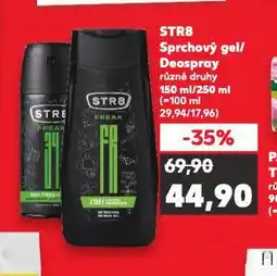 Kaufland Str8 deospray nabídka