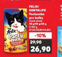 Kaufland Felix pochoutky pro kočky nabídka