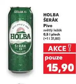 Kaufland Pivo holba šerák nabídka