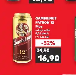 Kaufland Pivo gambrinus nabídka