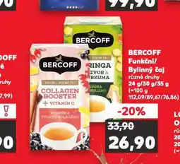 Kaufland Bercoff čaj nabídka