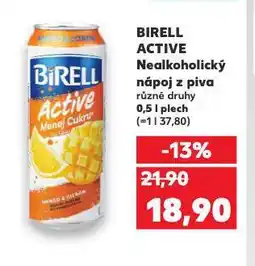 Kaufland Birell active nabídka