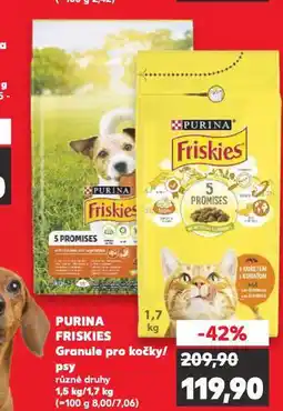 Kaufland Friskies granule pro kočky nabídka
