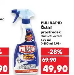 Kaufland Pulirapid čisticí prostředek nabídka