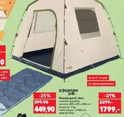 Kaufland Kempingový stan nabídka