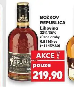 Kaufland Božkov republica nabídka