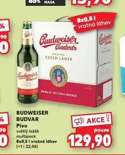 Kaufland Pivo budweiser budvar nabídka