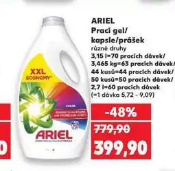 Kaufland Ariel prací prostředek nabídka