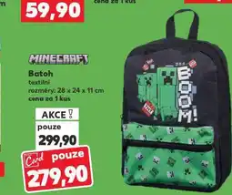 Kaufland Minecraft batoh nabídka