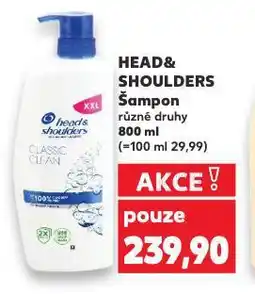 Kaufland Head & shoulders šampon na vlasy nabídka