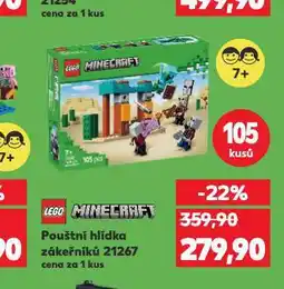 Kaufland Lego minecraft pouštní hlídka zákeřníků nabídka