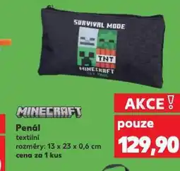 Kaufland Minecraft penál nabídka