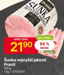 Hruška Šunka nejvyšší jakosti Prantl nabídka