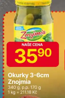 Hruška Okurky 3-6cm Znojmia nabídka