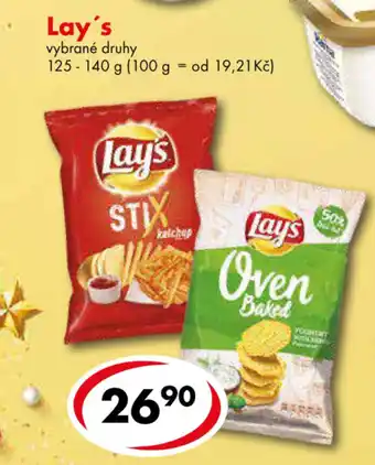 CBA Lay's 125-140g nabídka