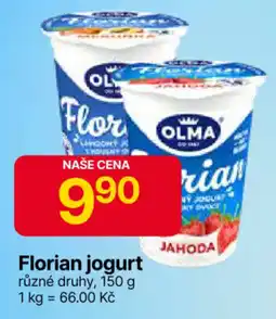 Hruška OLMA Florian jogurt nabídka