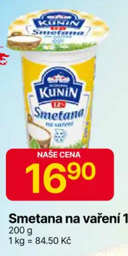 Hruška Smetana na vaření 12% nabídka