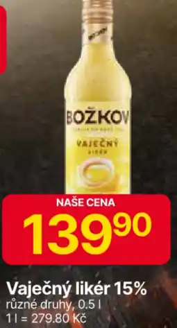 Hruška BOŽKOV Vaječný likér 15% nabídka