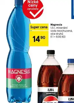 Tesco Magnesia nabídka