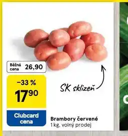 Tesco Brambory červené nabídka