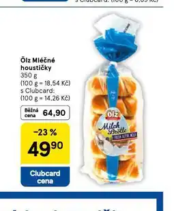 Tesco Ölz mléčné houstičky nabídka