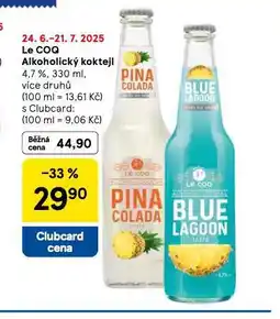 Tesco Le coq alkoholický koktejl nabídka