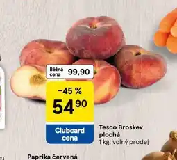 Tesco Broskve ploché nabídka