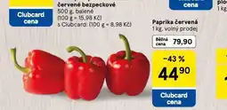 Tesco Paprika červená nabídka