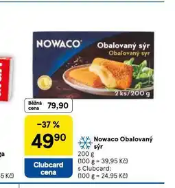Tesco Nowaco obalovaný sýr nabídka