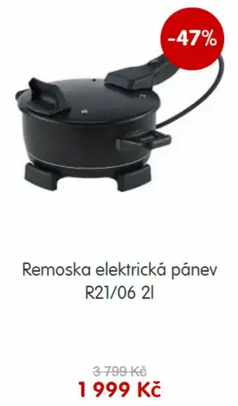 Remoska elektrícká pánev R21/06 2l