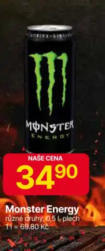 Hruška Monster Energy nabídka