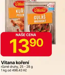 Hruška Vitana koření nabídka