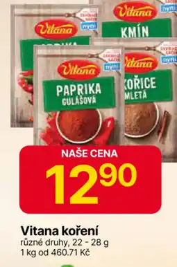 Hruška Vitana koření nabídka