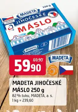 Trefa Madeta jihočeské máslo nabídka