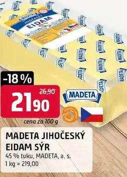 Trefa Madeta jihočeský eidam sýr nabídka