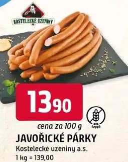 Trefa Javořické párky nabídka