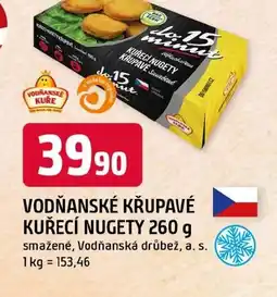 Trefa Vodňanské křupavé kuřecí nugety nabídka
