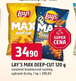 Trefa Lay's max deep-cut nabídka