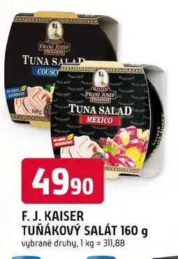 Trefa F. j. kaiser tuňákový salát nabídka