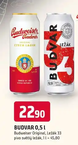 Trefa BUDVAR nabídka