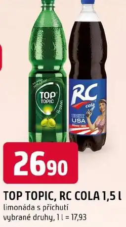 Trefa TOP TOPIC, RC Cola nabídka