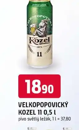 Trefa Velkopopovický kozel 11 nabídka