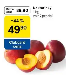 Tesco Nektarinky nabídka