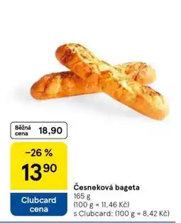 Tesco ČESNEKOVÁ BAGETA nabídka
