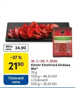 Tesco Kmotr Kmotrova klobása mix nabídka